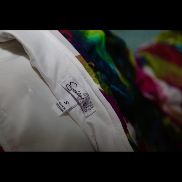 Speechless Multicolored strapless mini party dress - Picture 3 of 4